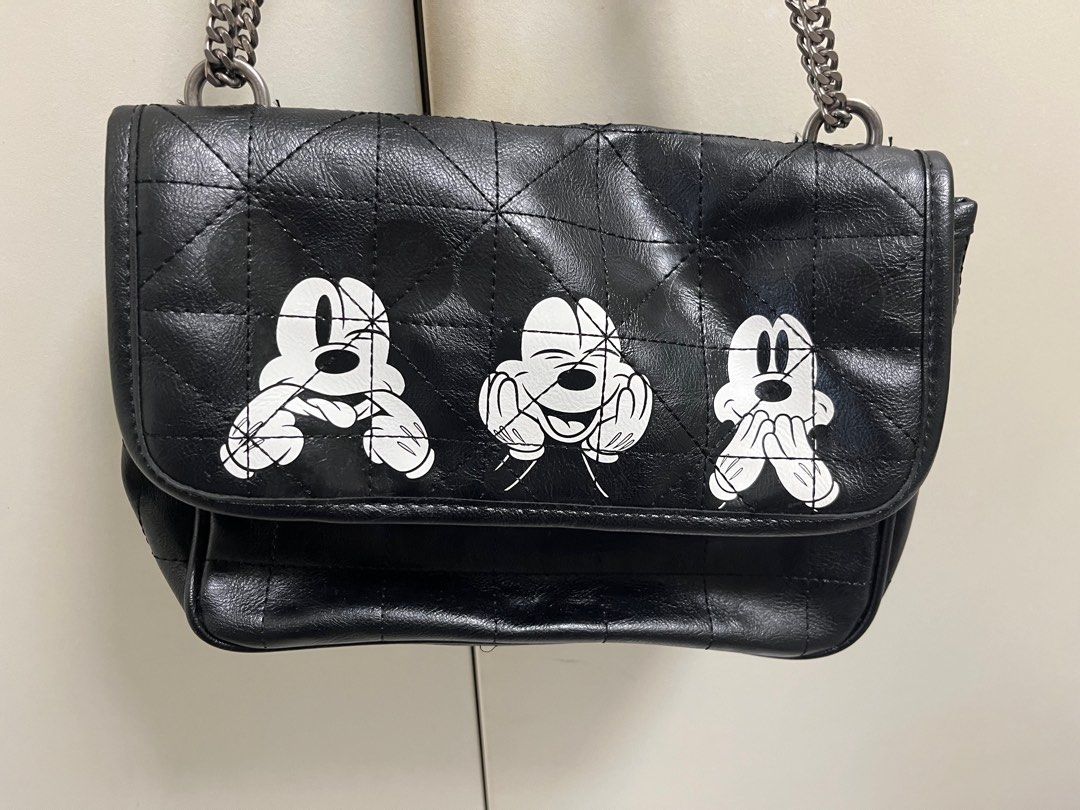 Zara mickey mouse sling bag cheap
