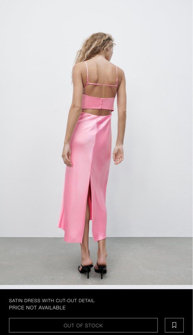 Zara pink dress (viral), Women's Fashion, Dresses & Sets, Dresses on  Carousell
