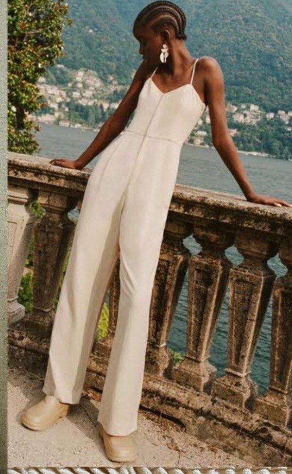 Zara Rustic Jumpsuit in Sand Women s Fashion Dresses Sets Jumpsuits on Carousell