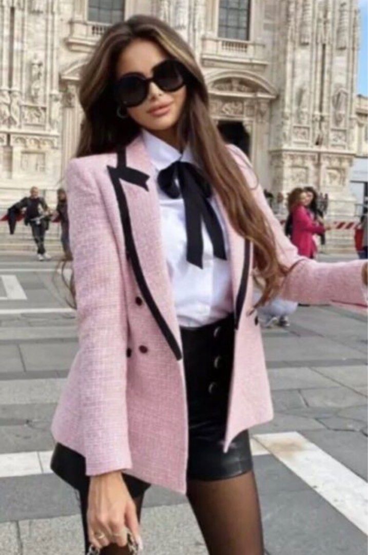 Chanel inspired blazer discount