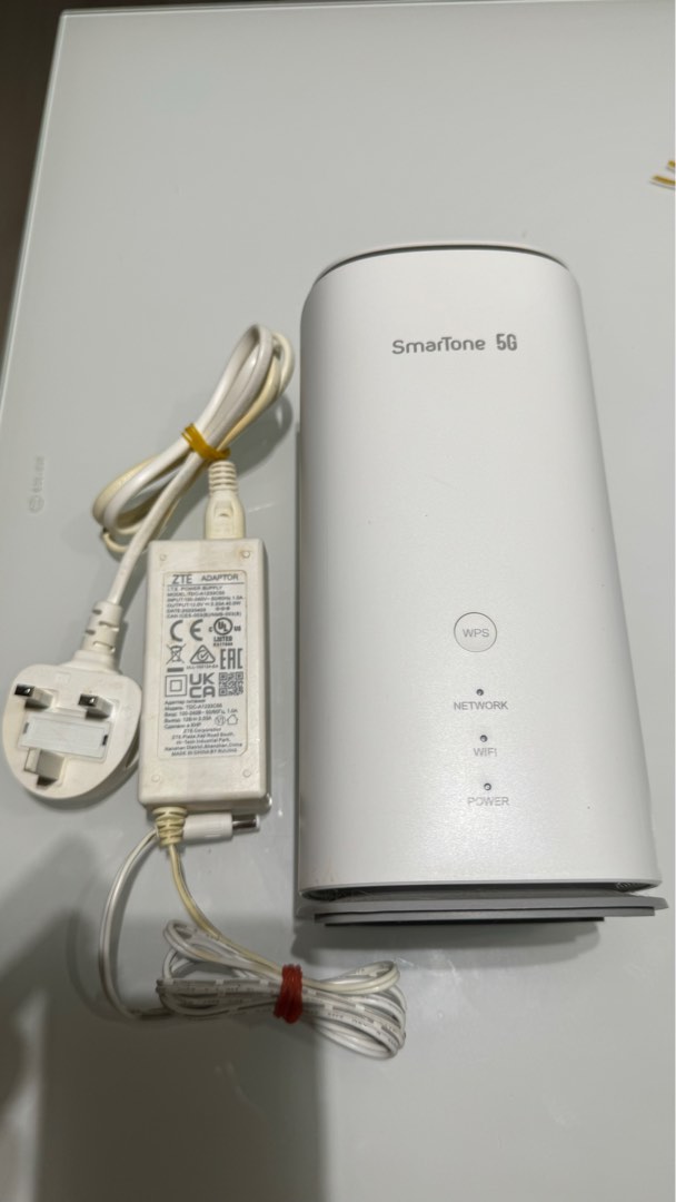 Smart Tone Router 二手正常可用5G上網發射平台Smartone x ZTE 中興 MC8020 5G CPE Wifi 6 可Mesh Router 5G/4G ...