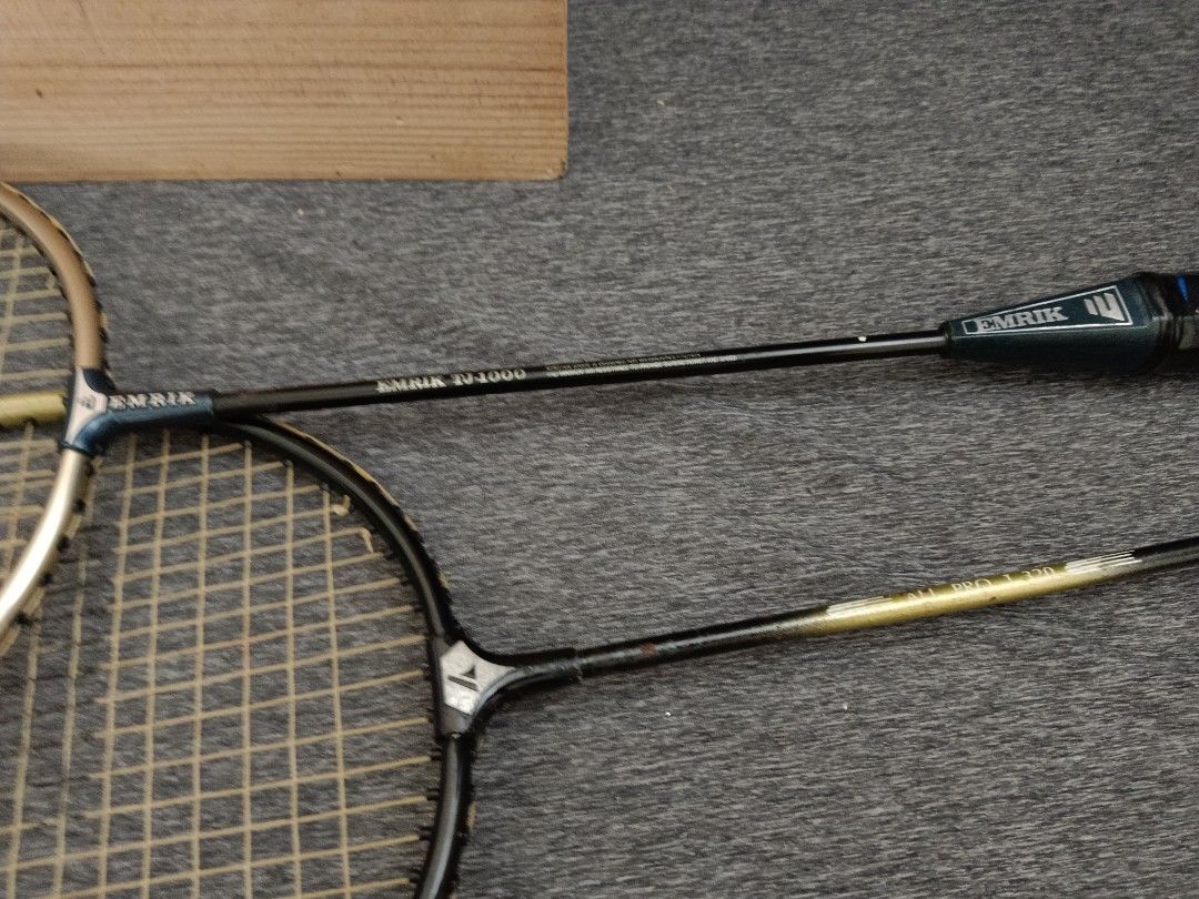 羽球拍 kennex pro all 320, emrik TJ-1000 羽毛球拍 #蛇年行大運