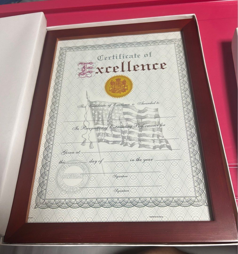 A4/4R Certificate Frame Document Diplomas Art Awards Photo Deco Frame ...