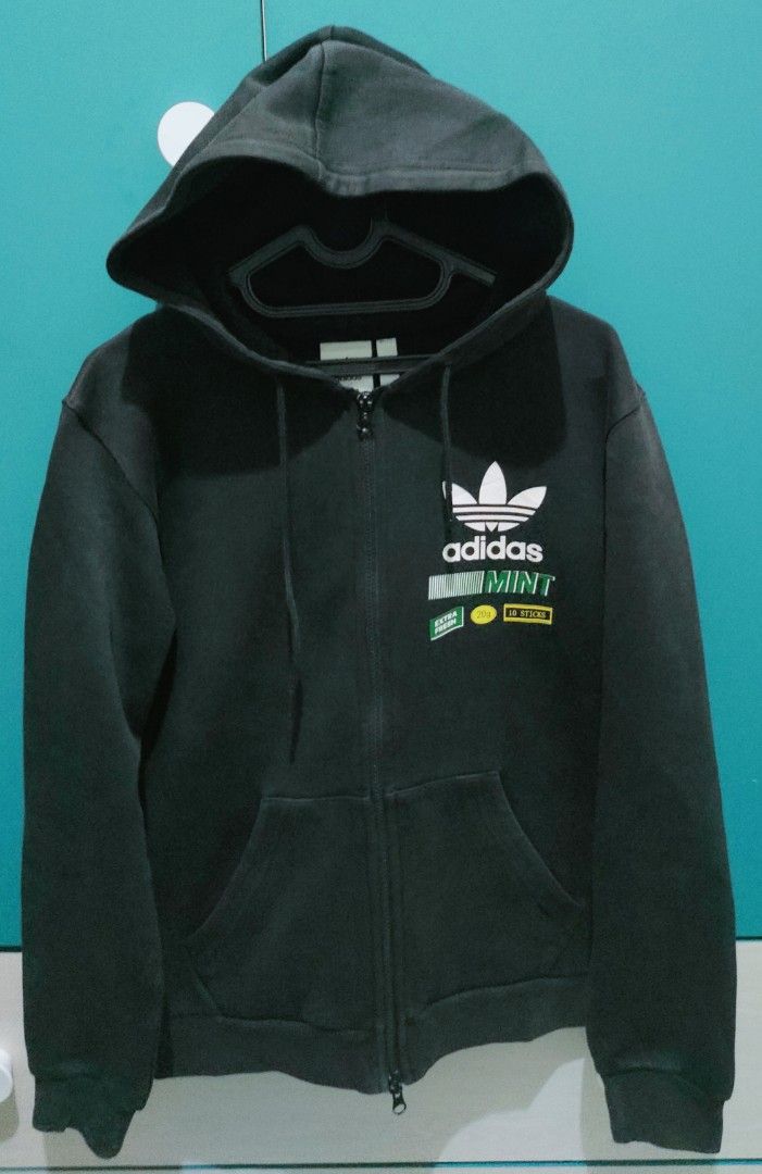 Adidas Bodega Hoodie Zipper Hitam