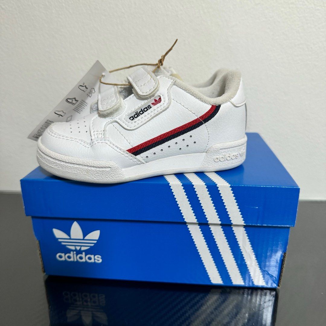 Adidas Continental 80 Kid s sneaker Babies Kids Babies Kids Fashion on Carousell