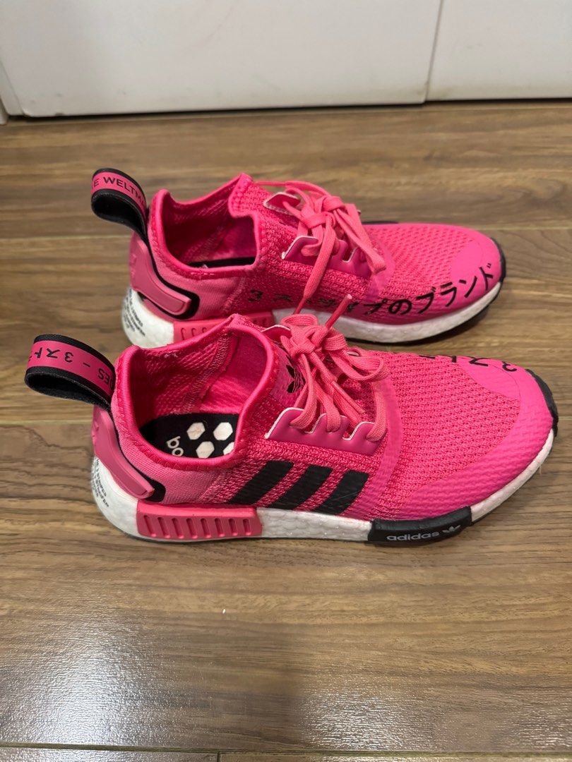 Vivid pink adidas nmd discount