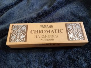 Affordable Yamaha Chromatic Harmonica No 1200 B 😍👌