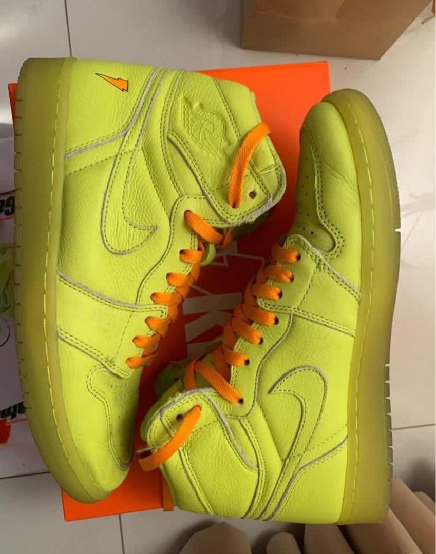 Jordan 1 Retro High Gatorade Cyber Men s Fashion Footwear Sneakers on Carousell