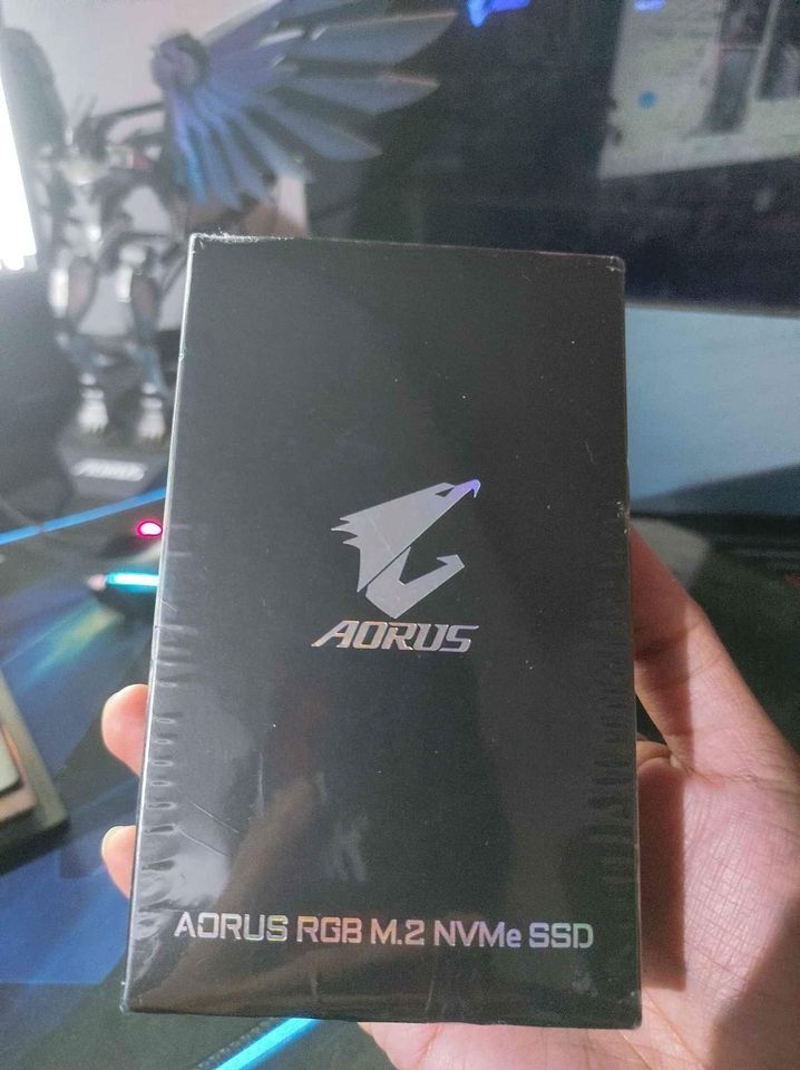 Aorus RGB SSD M.2 NVMe 512GB (Category: Computer Parts) located in Davao. Submitted by princedime (Listing ID 1321991849, Image 3). Description: Brand New Sealed RFS: Spare part ko na lang. Davao City area If meetup/pickup. .