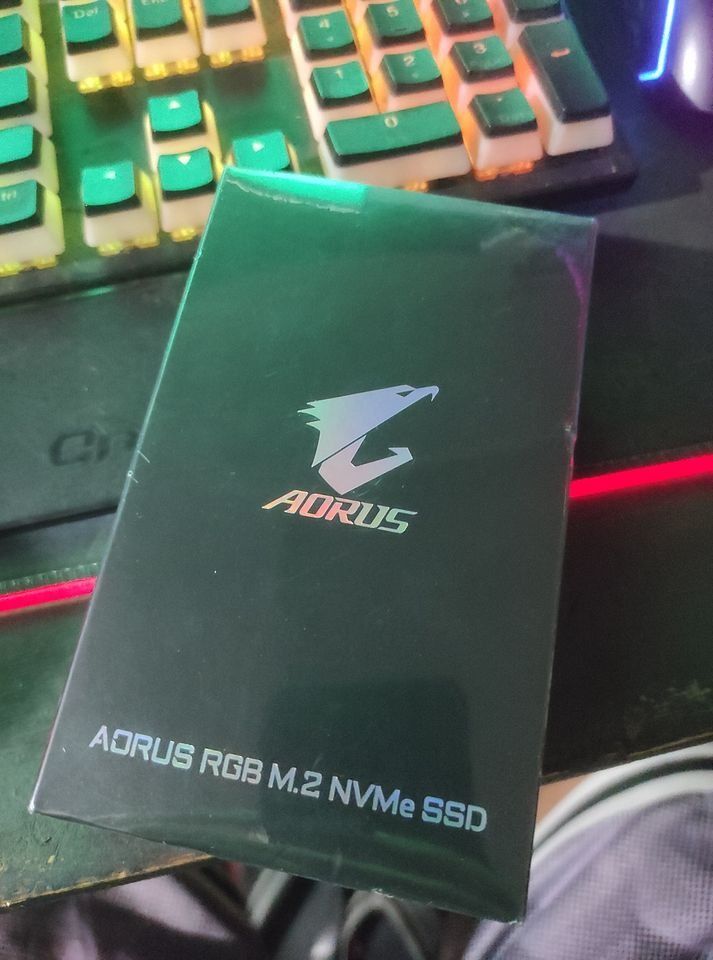 Aorus RGB SSD M.2 NVMe 512GB (Category: Computer Parts) located in Davao. Submitted by princedime (Listing ID 1321991849, Image 1). Description: Brand New Sealed RFS: Spare part ko na lang. Davao City area If meetup/pickup. .