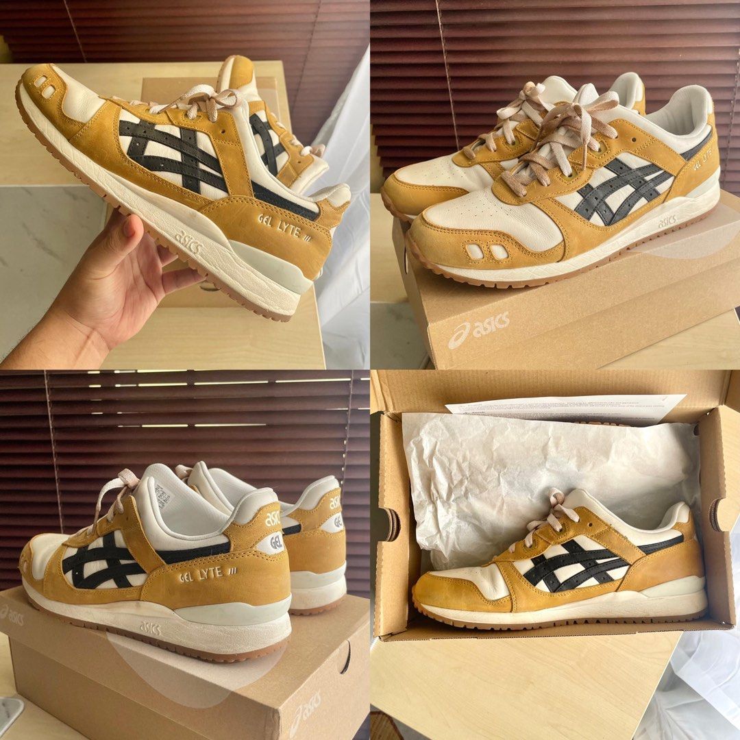 ASICS Gel Lyte III OG Mustard Seed Cream Men s Fashion Footwear Sneakers on Carousell