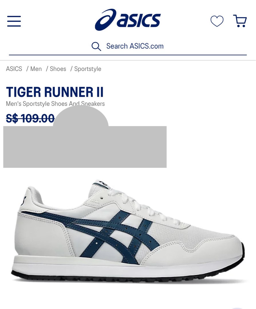 Asics Tiger Runner II Men s Fashion Footwear Casual shoes on Carousell