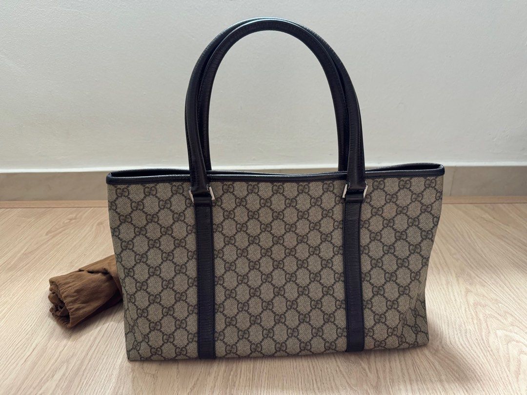 Authentic Gucci PVC Monogram Tote Luxury Bags Wallets on Carousell
