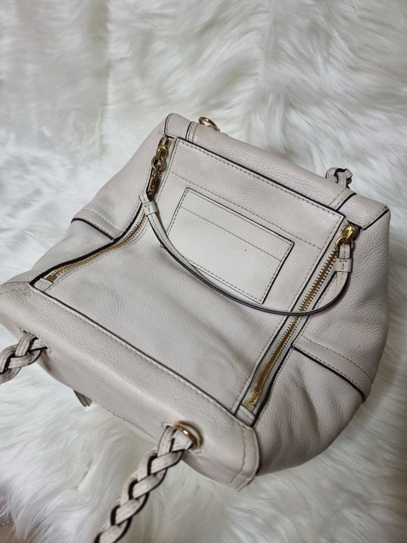 Authentic Tory Burch Half Moon Satchel Small Luxury Bags Wallets on Carousell