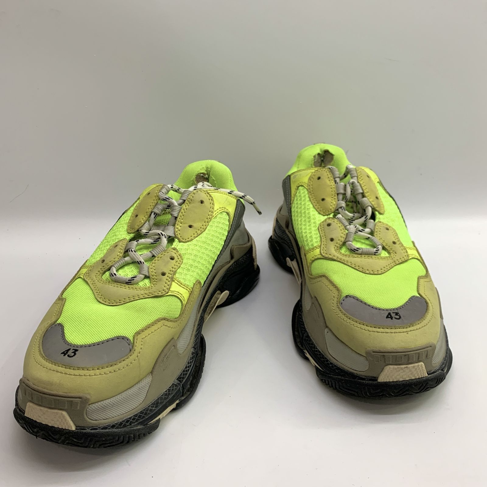 DISCOUNTED BALENCIAGA 512175 NEON YELLOW TRIPLE S 43 SNEAKERS 247041864 WE Luxury Sneakers Footwear on Carousell