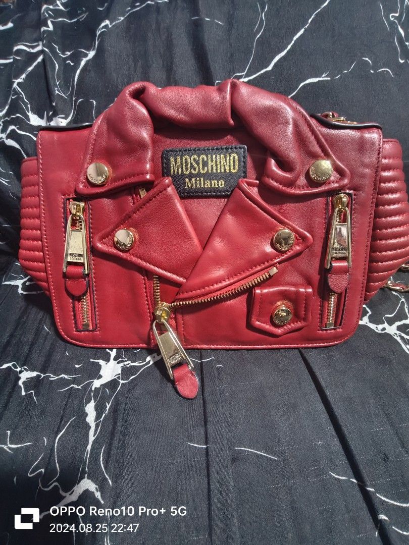 Moschino biker bag replica best sale