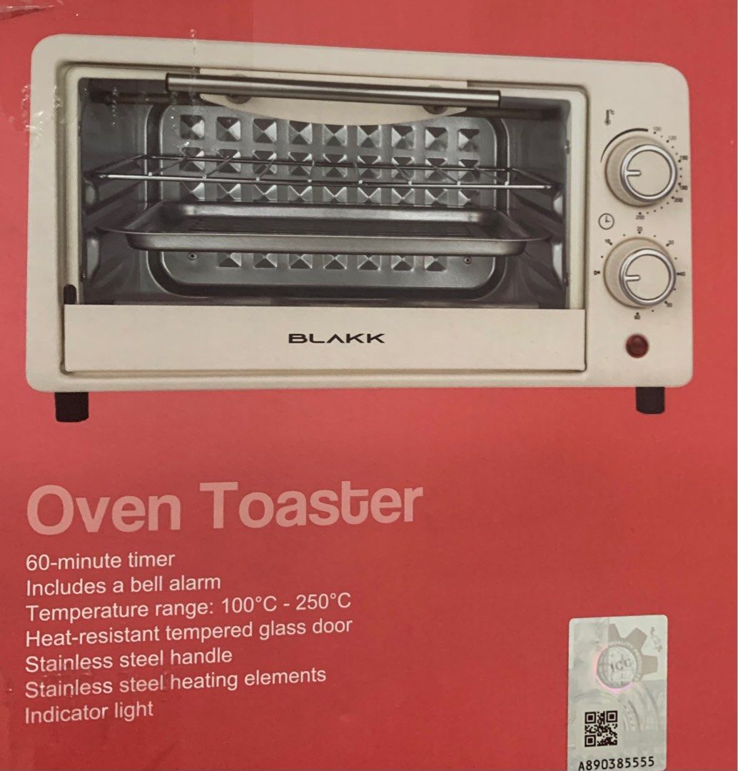 Blakk Over Toaster 9L Furniture Home Living Kitchenware Tableware Bakeware on Carousell