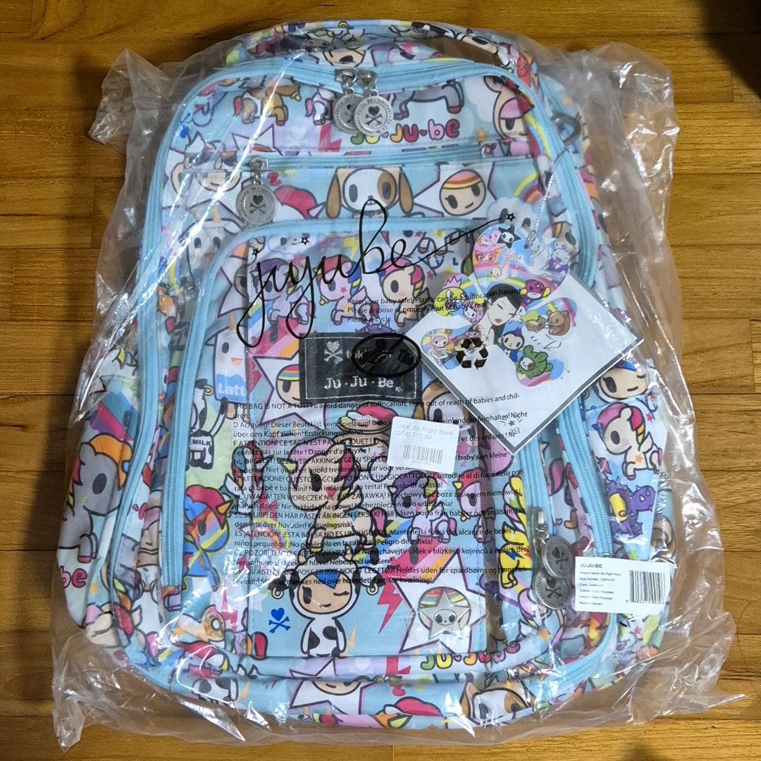 BNWT jujube tokidoki unikiki be right back backpack, Babies