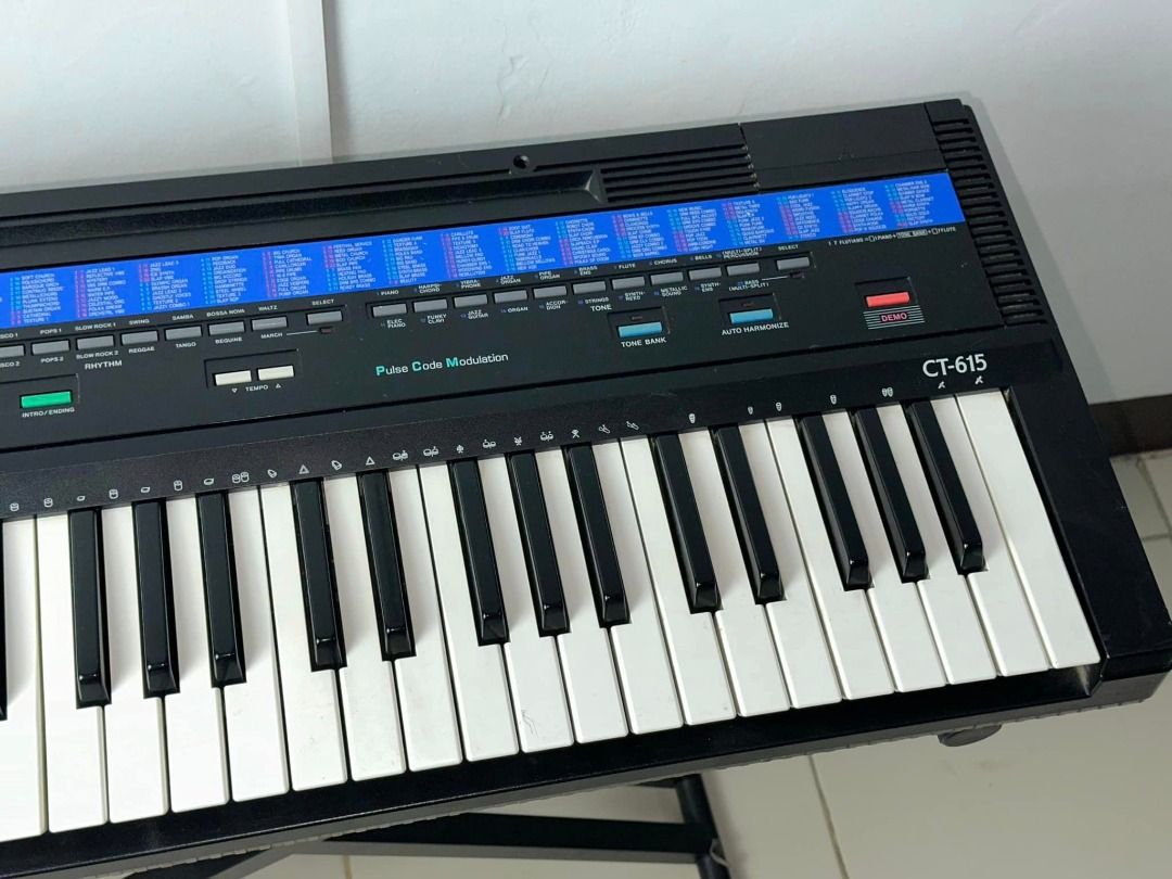 Casio CT-615 Piano Keyboard Organ 61 Keys English Labels from Japan ...