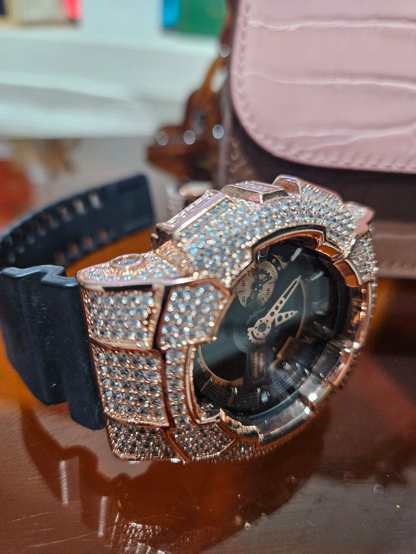 Casio G Shock GA 110RG Swarovski Crystals