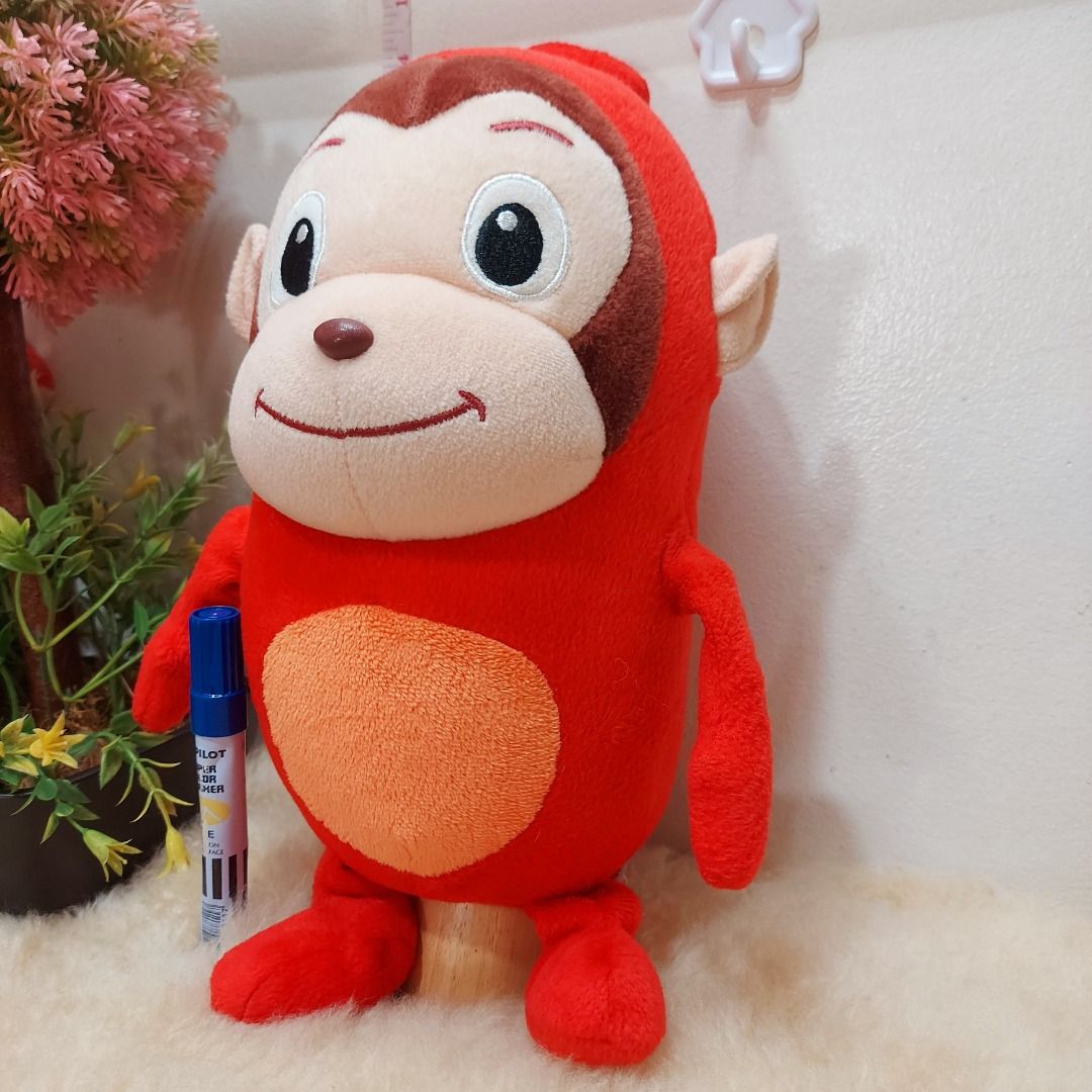COCOMONG RED MONKEY [35 CM] STUFF TOY, Hobbies & Toys, Toys & Games on ...