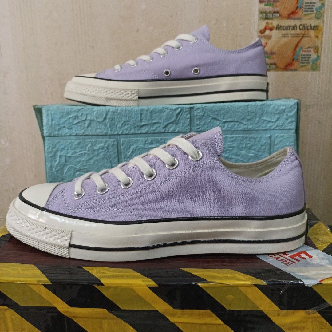 Converse CT 70s ox Purple LikeNew Sepatu size 40 25 5cm Fesyen Pria Sepatu Sneakers di Carousell