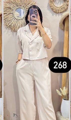 Coords Short Blazer Pants Cream Set trouser top Women s Fashion Dresses Sets Sets or Coordinates on Carousell