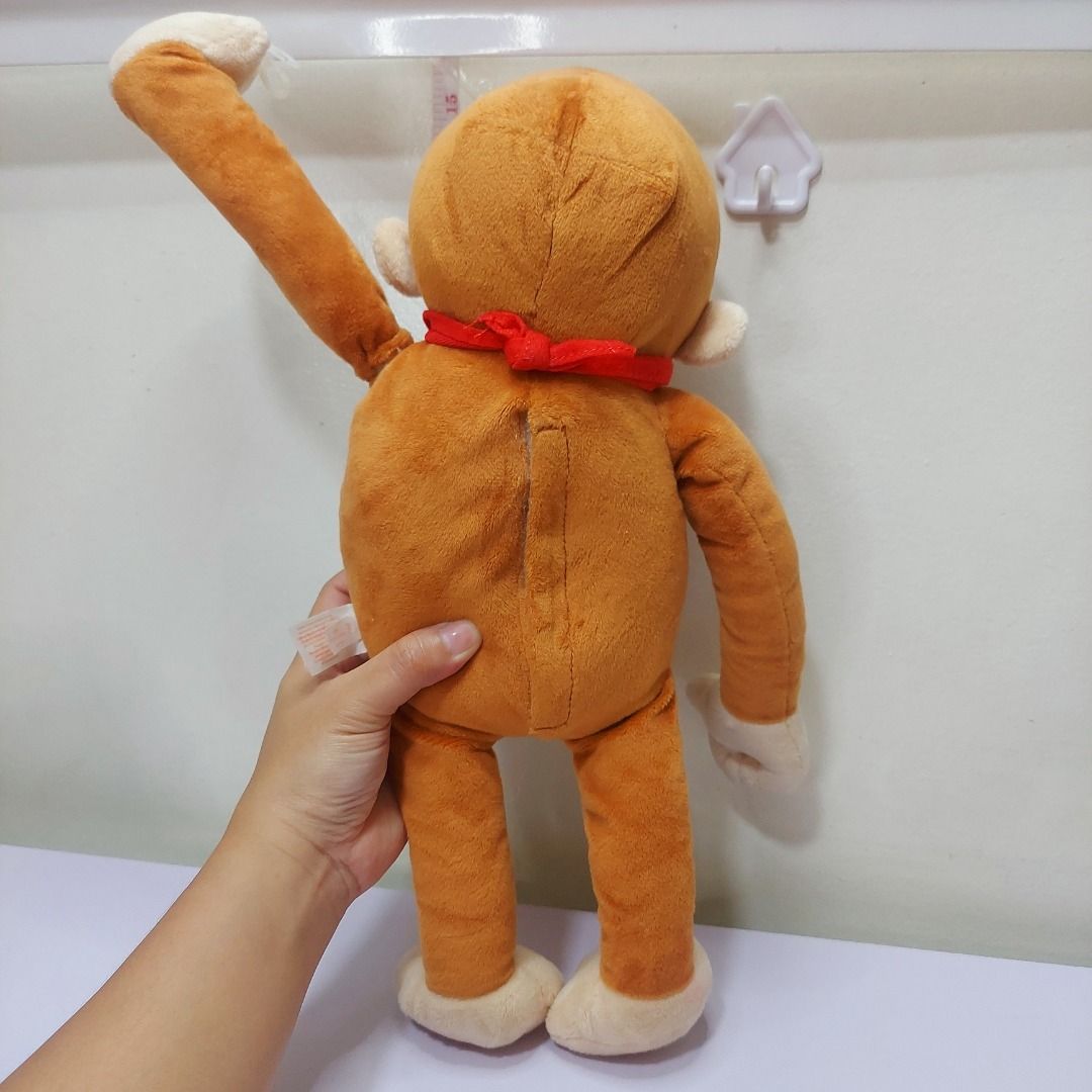 CURIOUS GEORGE MONKEY BATTERY OPERATED STUFFED TOY (Category: Plushies & Soft Toys) located in Pasig City. Submitted by muffinstoysshop (Listing ID 1322010762, Image 3). Description: Bring home the adorable Curious George Monkey Battery Operated Stuffed Toy for endless fun and entertainment! Interactive Play: This battery-operated toy is perfect for interactive playtime, keeping children engaged and entertained. With its cute design and lifelike 