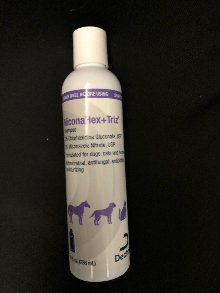 Dechra Miconahex Triz Shampoo for Dogs Cats Pet Supplies Health Grooming on Carousell