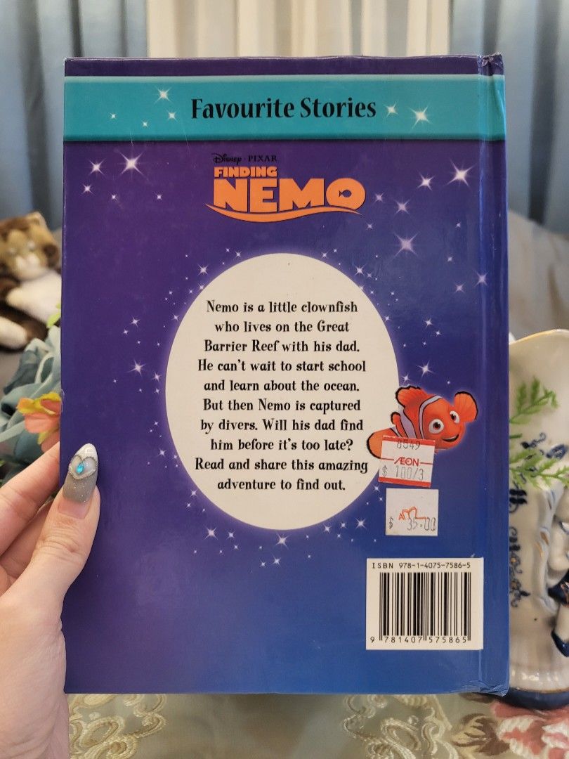 Disney/Pixar Finding Nemo Book, Hobbies & Toys, Books & Magazines ...