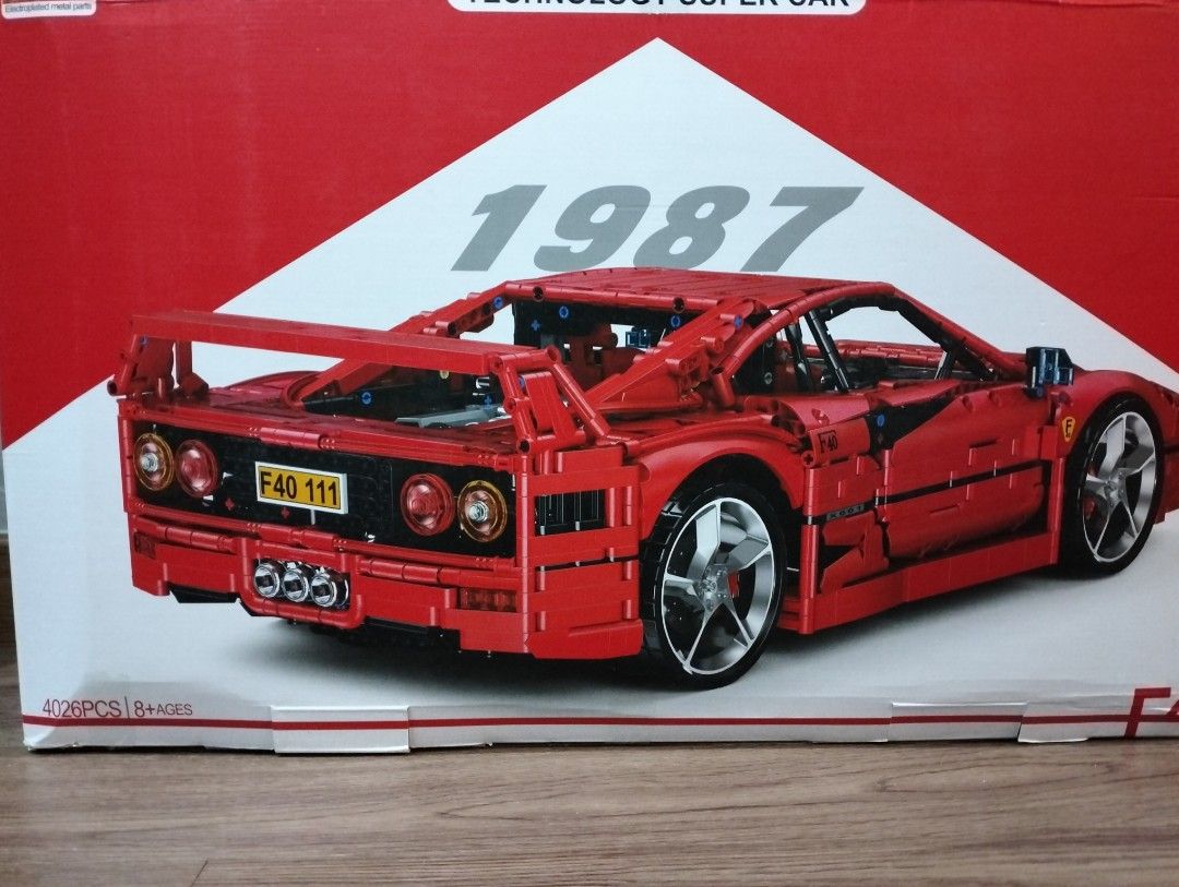 F40 Lego Compatible Lego Lepin Technie Lego Diecast Hobbies Toys Toys Games on Carousell