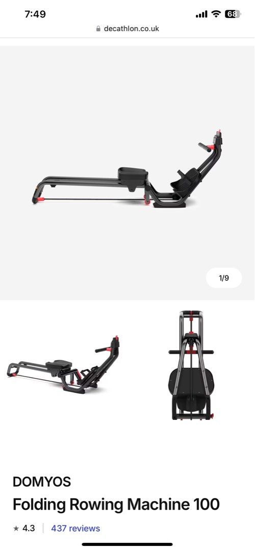 Domyos rowing machine 100 2025