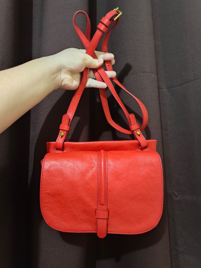 Fossil Collette Small Bag Chili Pepper Red