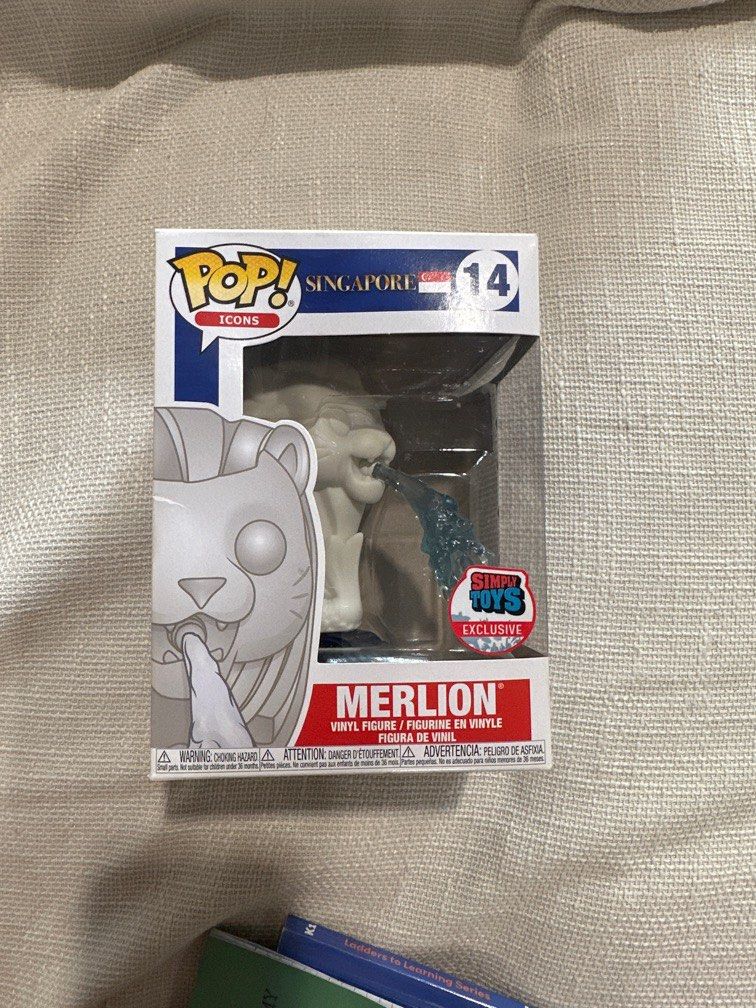 Funko Pop Icons Merlion (Category: Designer & Blind Box Toys) located in Quezon City. Submitted by missmari (Listing ID 1321895226, Image 1). Description: unsealed .