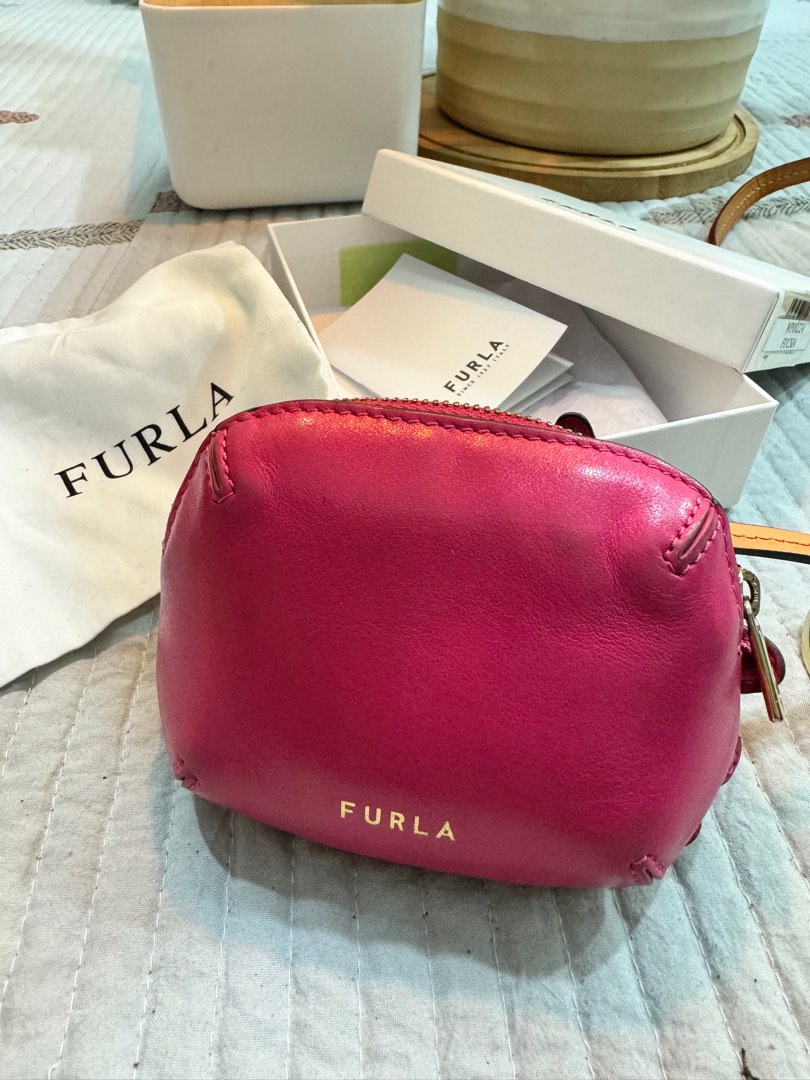 FURLA COIN PURSE ALLEGRA CRAB Luxury Bags Wallets on Carousell