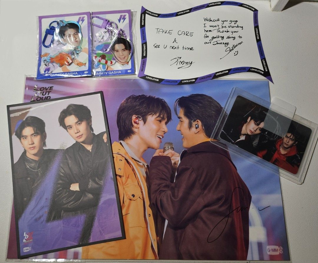 Jimmysea サイン入りカード　gmmtv GMMTV 公式 JIMMYSEA ランダムカード Jimmy 8枚セット TICKETS ON SALE