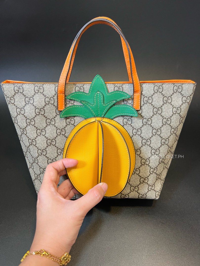 Gucci Mono Small Pineapple Tote Orig