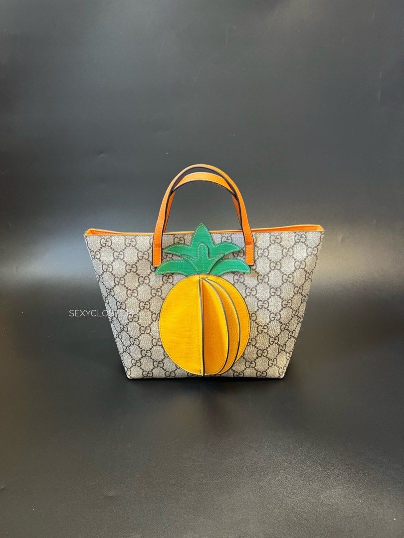 Gucci Mono Small Pineapple Tote Orig