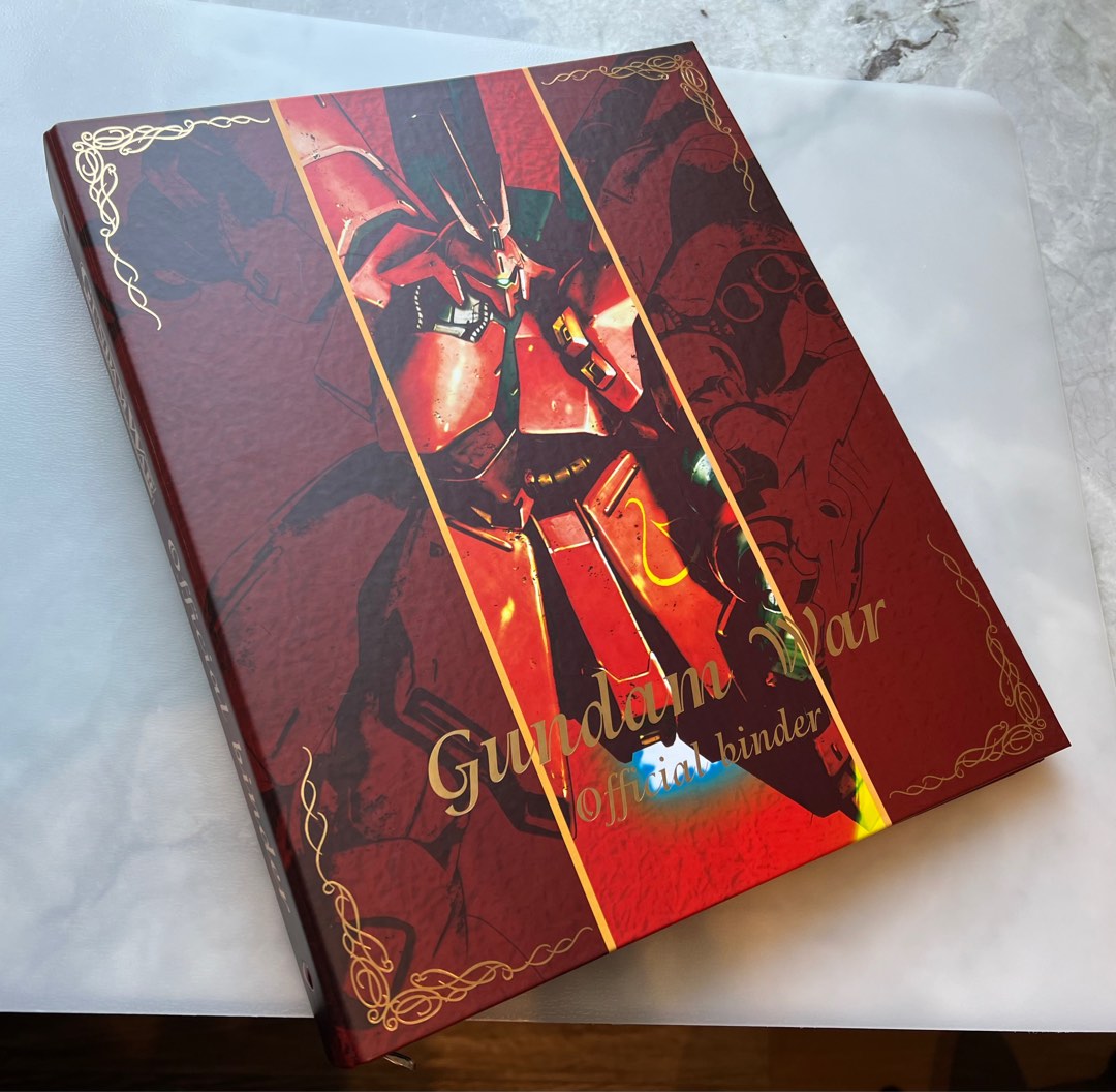 Gundam War official binder 高達沙煞比Sazabi 封面卡簿(連19張