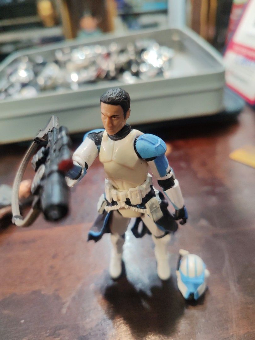 Hasbro LFL 2008 3.75inch blue arch trooper star wars Hobbies Toys Toys Games on Carousell