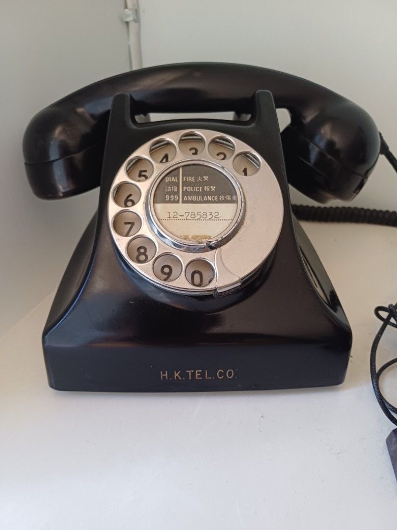 香港電話公司古董電話（英國製造）。Hong Kong telephone antique telephone., 興趣及遊戲, 收藏品及紀念品,  古董收藏- Carousell