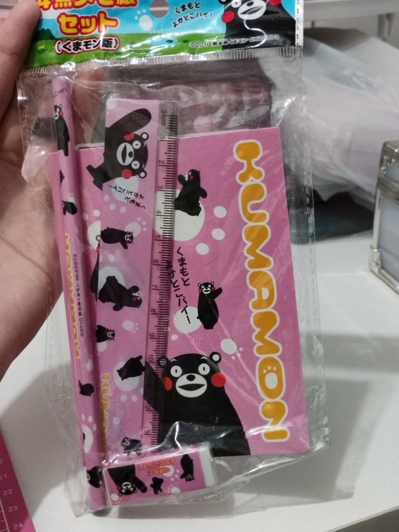 Kumamon Stationery Set (Category: Stationery & School Supplies) located in Quezon City. Submitted by meadowluvx (Listing ID 1321920869, Image 2). Description: 🥛 read me ˚ੈ♡ ๑ unopened (selling as is); 🍮 ｡⁠☆ ๑ cod option not allowed ๑ please refrain from buying if sensitive to flaws (selling everything as is) ๑ please manage your expectations as these are secondhand items. may also need minimal cleaning. common issues include minimal scratches, 