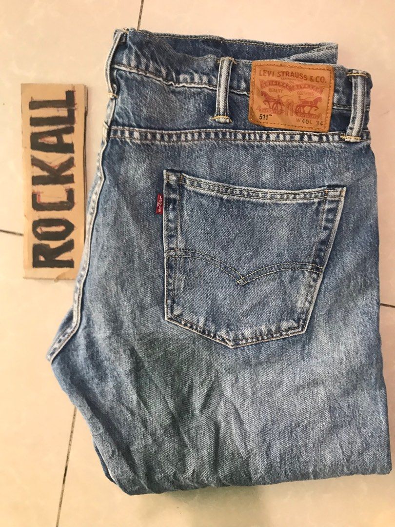 levis 511 size 40 Men s Fashion Bottoms Jeans on Carousell