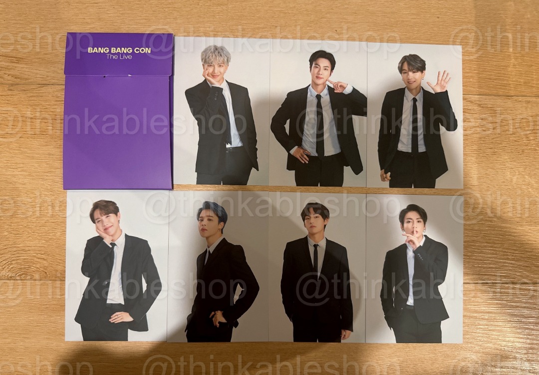 Bang Bang Con Official Message Photocard BTS 2020 BTS BANG BANG