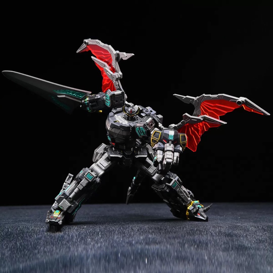 招財猫Studio Megazord 18cm アクションフィギュア MC03 Lucky Cat Microcosmos MC-03 MC03 Beast Lord (Megazord 5 in 1