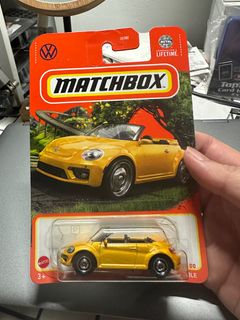 Miniature Matchbox 1/64 Volkswagen Beetle Cabriolet 2019 - Neuf - Référence CT012