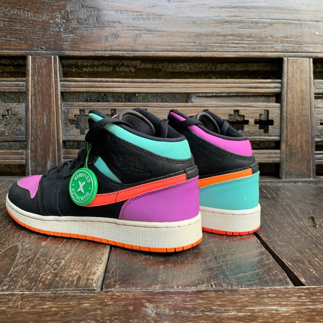 First Copy Air Colorful Shoes First Copy Multicolor Mid Jordan Air