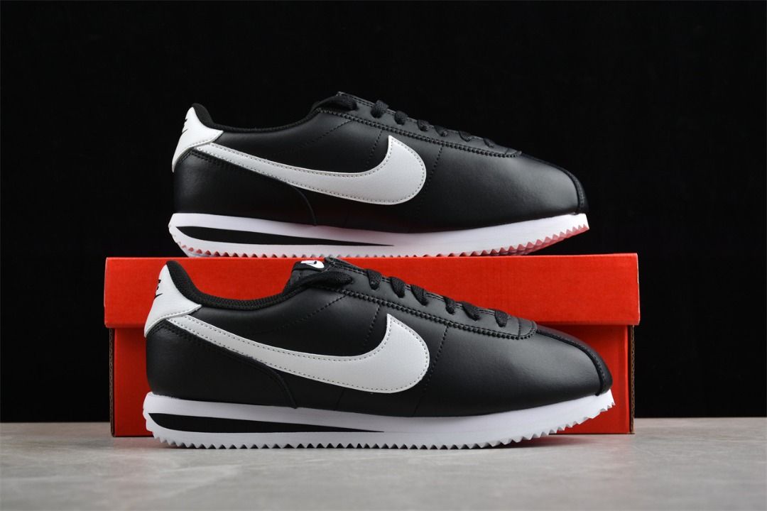 Nike Cortez Basic Black White shoes Euro 35 45