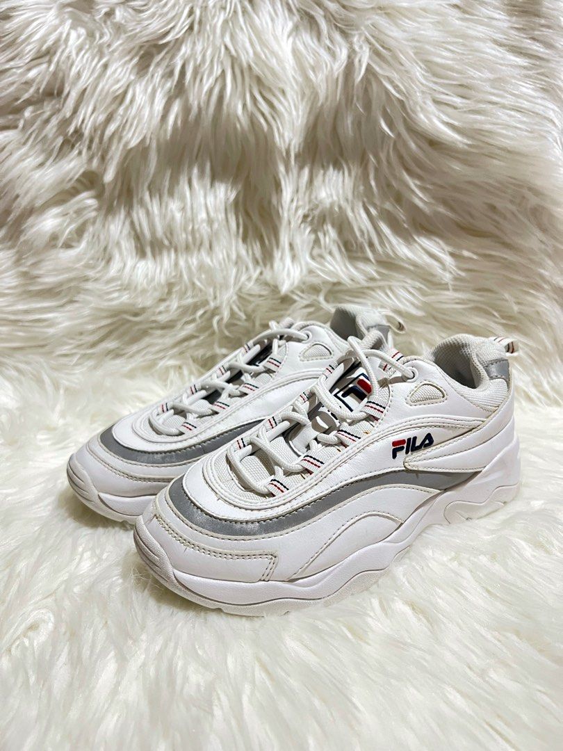 Original Fila Shoes with Reflective lines Women s Fashion Footwear Sneakers on Carousell