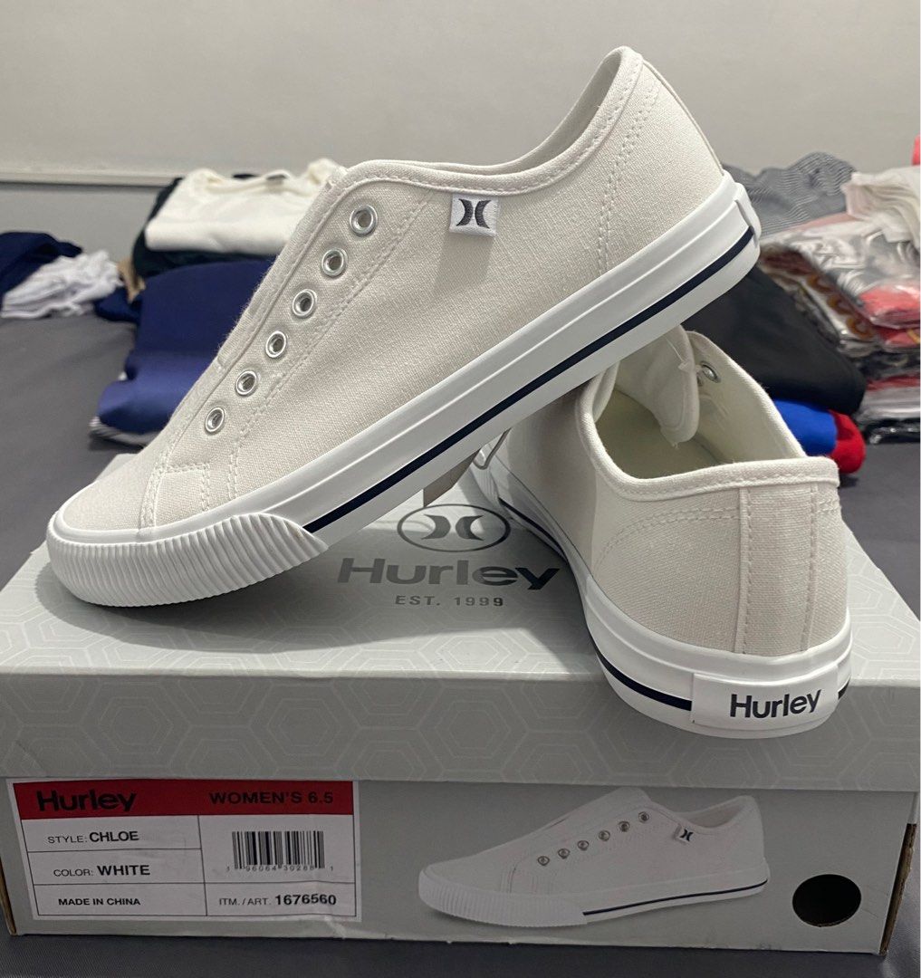 ORIGINAL HURLEY WOMEN S CHLOE CANVAS SHOES US6.5 Women s Fashion Footwear Sneakers on Carousell